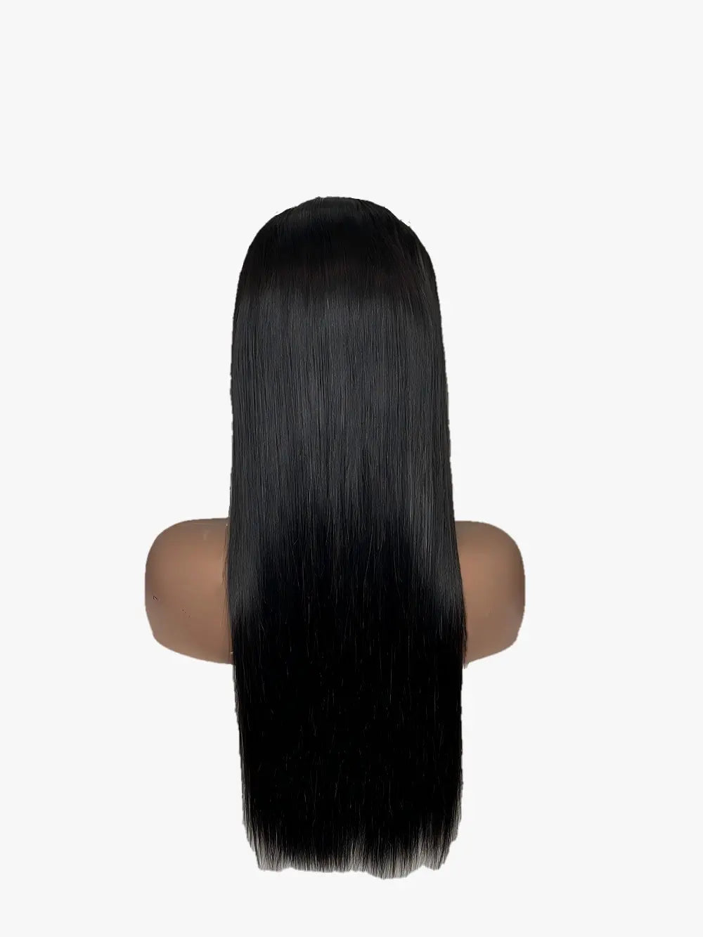 straight lace wig natural black